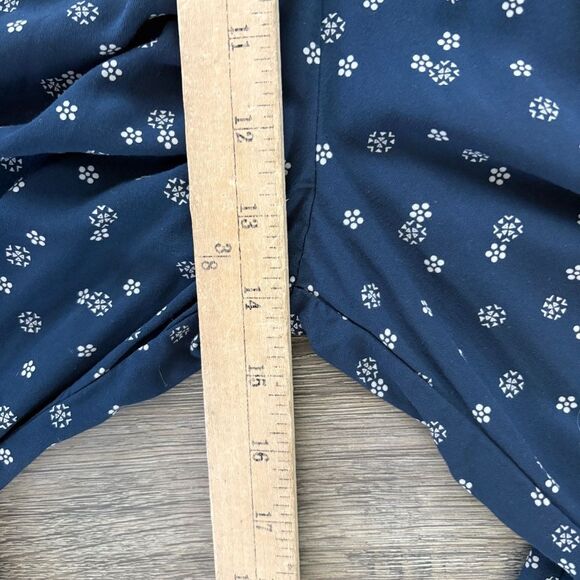 MADEWELL Sophia Jumpsuit in Navy Blue Bandana Flower, Size Small - Picture 8 of 14